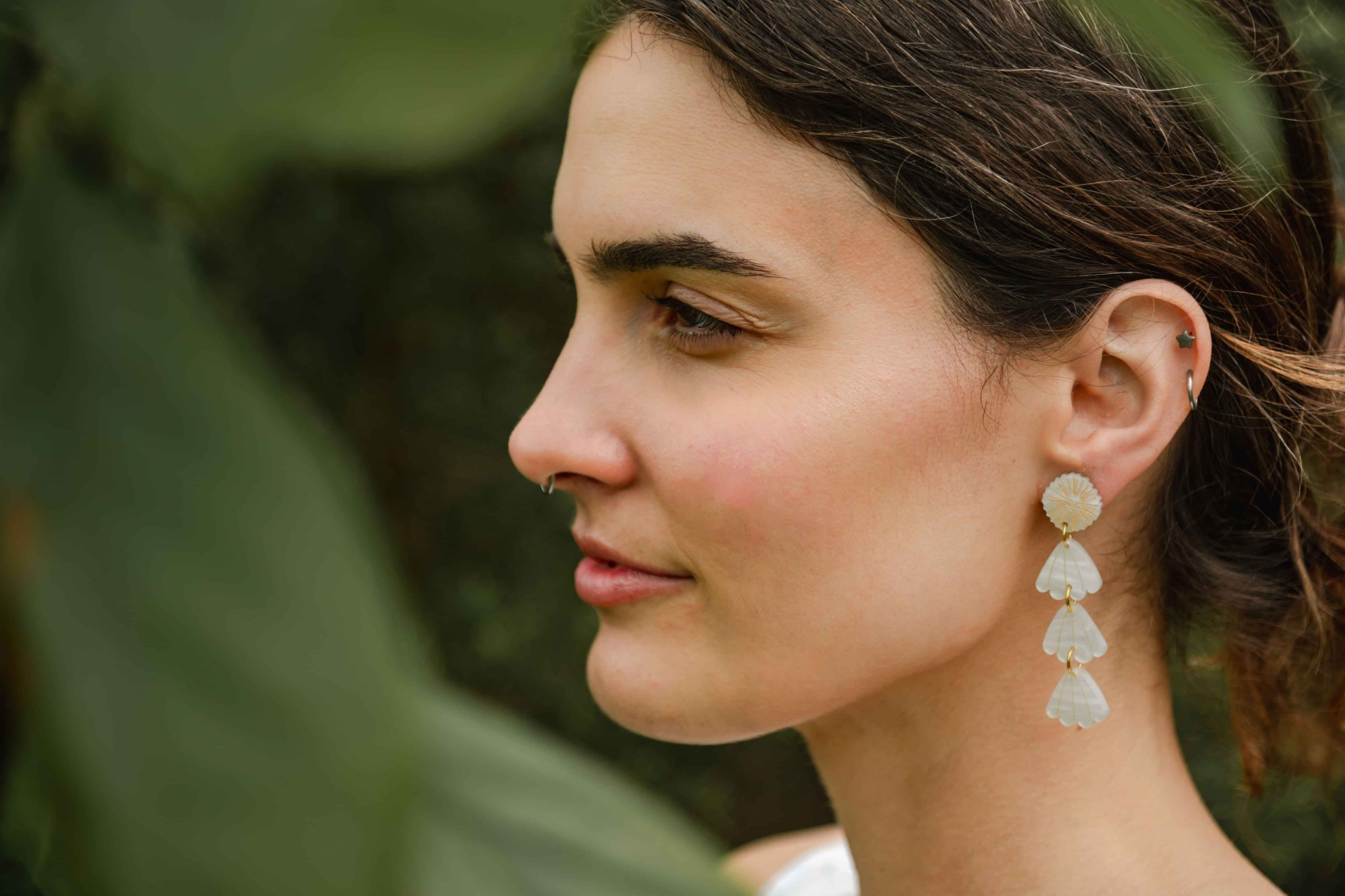 Sunbeam Earring - Pearl